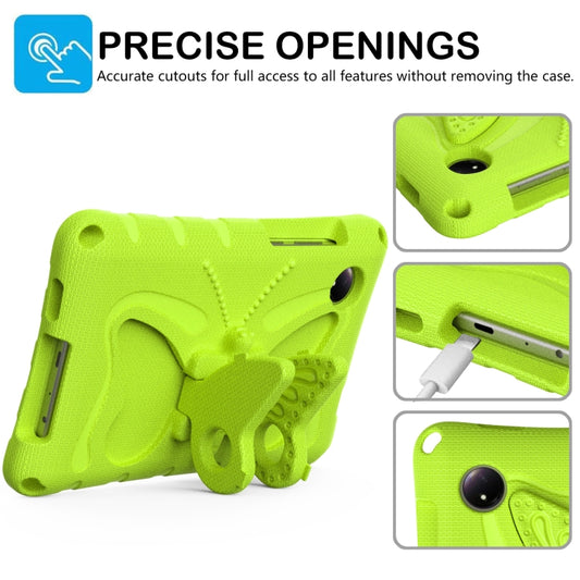 For Xiaomi Redmi Pad SE 8.7 2024 Butterfly Bracket EVA Shockproof Tablet Case(Grass Green) by buy2fix