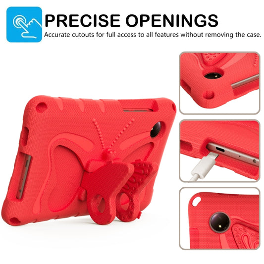 For Xiaomi Redmi Pad SE 8.7 2024 Butterfly Bracket EVA Shockproof Tablet Case(Red) by buy2fix