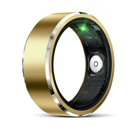 R5 SIZE 11 Smart Ring, Support Health Monitoring / Multiple Sports Modes(Gold) by buy2fix