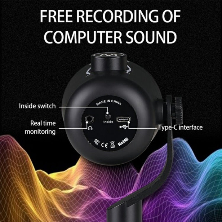 PDO-20 USB Gaming Desktop Microphone Noise Reduction Condenser Microphone(Pink) by buy2fix