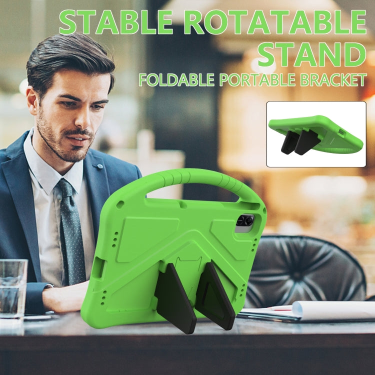 For Infinix XPad 11 inch 2024 EVA Shockproof Tablet Case with Holder(Green) by buy2fix