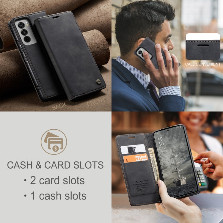 For OPPO Reno12 Pro 5G Global CaseMe 013 Multifunctional Horizontal Flip Leather Phone Case(Black) by CaseMe