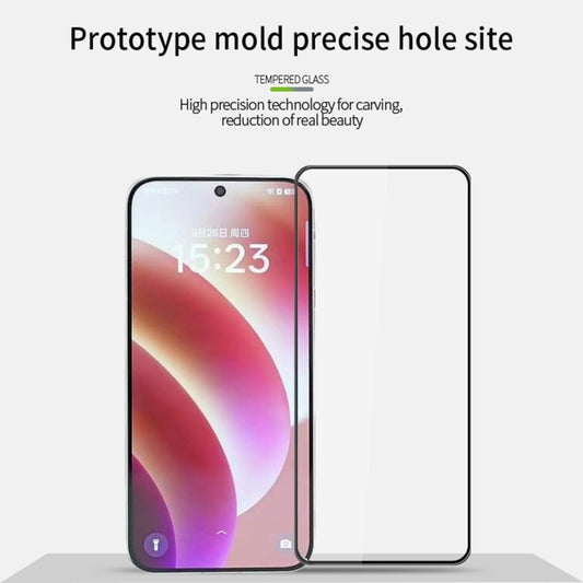 For OPPO Find X8 PINWUYO 9H 3D Full Screen Explosion-proof Tempered Glass Film(Black) by PINWUYO