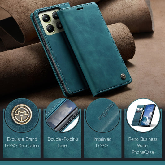 For Xiaomi 14T CaseMe 013 Multifunctional Horizontal Flip Leather Phone Case(Blue) by CaseMe