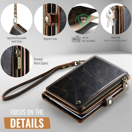 CaseMe-Me60 Multi-functional Anti-theft Swipe Passport Wallet(Brown) by CaseMe