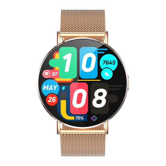 KM88 1.32 inch Color Screen Smart Watch, Support Bluetooth Call / Health Monitoring(Gold) by buy2fix