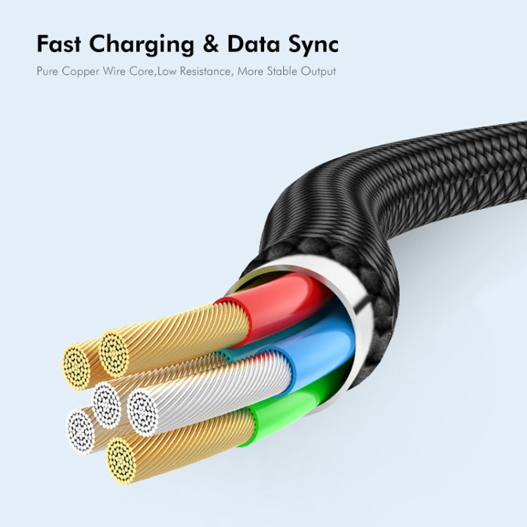 ENKAY ENK-CB170 USB C / Type-C to USB 2.0 B Printer Scanner Nylon Braided Cable, Length:1m by ENKAY