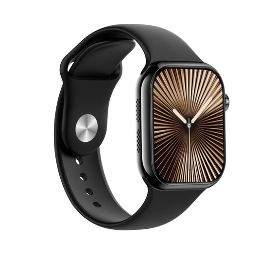 KL08 2.04 inch Color Screen Smart Watch Silicone Strap, Support Bluetooth Call(Black) by buy2fix