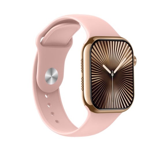 KL08 2.04 inch Color Screen Smart Watch Silicone Strap, Support Bluetooth Call(Pink) by buy2fix