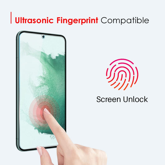 For Samsung Galaxy S22+ 5G NORTHJO A++ Screen Tempered Glass Film, Support Fingerprint Unlock - Galaxy Tempered Glass by NORTHJO | Online Shopping UK | buy2fix