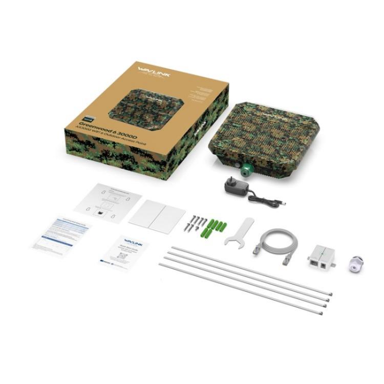 WAVLINK WN573HP3 Built-In 12dBi Directional Antenna Outdoor AX3000 Dual Band Repeater, Plug:US Plug - Wireless Routers by WAVLINK | Online Shopping UK | buy2fix