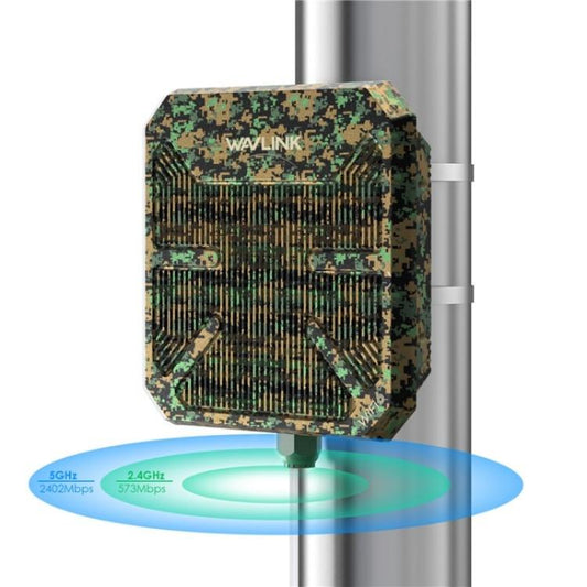 WAVLINK WN573HP3 Built-In 12dBi Directional Antenna Outdoor AX3000 Dual Band Repeater, Plug:US Plug - Wireless Routers by WAVLINK | Online Shopping UK | buy2fix