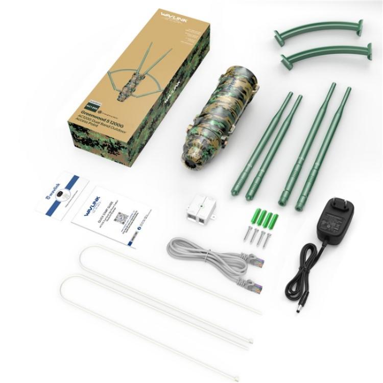 WAVLINK WN572HP3 With Poe High Gain Antennas AC1200 Dual Band WiFi Extender, Plug:EU Plug - Wireless Routers by WAVLINK | Online Shopping UK | buy2fix