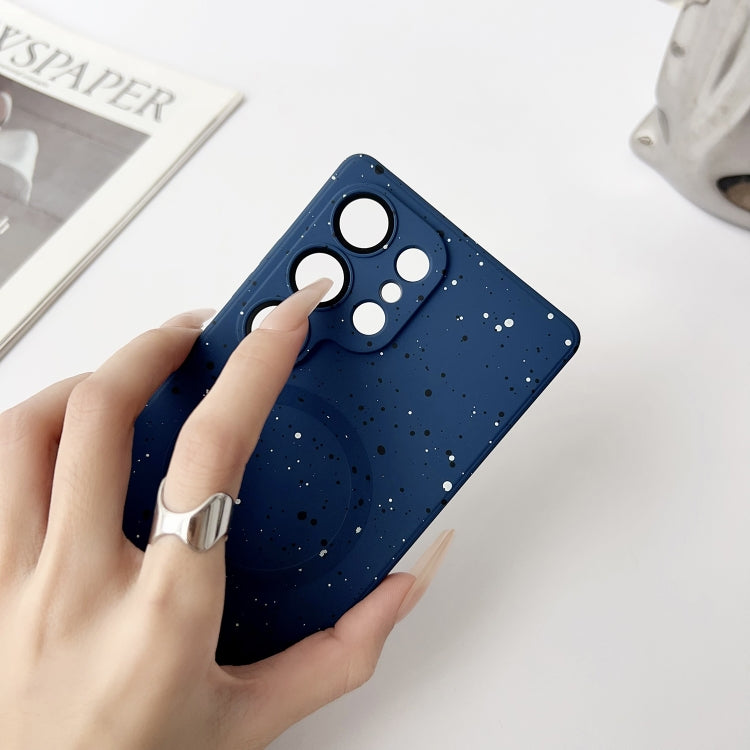 For Samsung Galaxy S25+ 5G Starry Sky TPU Shockproof MagSafe Phone Case(Sierra Blue) by buy2fix