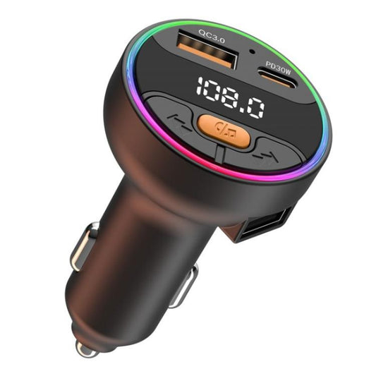 C9S QC3.0 PD 30W Charger FM Transmitter Multifunctional Bluetooth Car MP3 Player by buy2fix