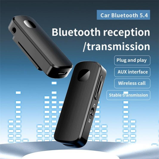 M18 Transmitter Receiver 2-in-1 Speaker Headphone Wireless Car Lapel Clip Bluetooth 5.4 Adapter by buy2fix