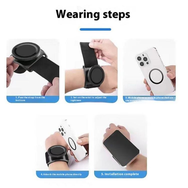 LX-02 360 Degree Rotating MagSafe Phone Holder Sports Wrist Band - Other by buy2fix | Online Shopping UK | buy2fix
