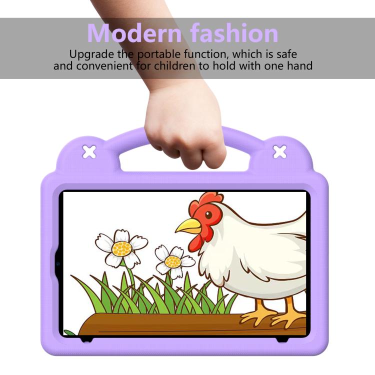 For Alldocube iPlay 60 Mini Turbo 2024 Handle Kickstand Children EVA Shockproof Tablet Case(Light Purple) - CUBE by buy2fix | Online Shopping UK | buy2fix