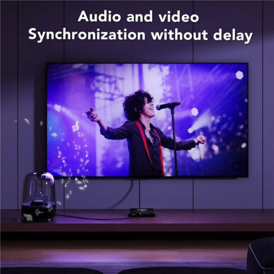 D5-2/D6-2 Video Audio Transmitter Receiver HDMI KVM Extender 4K HDMI to RJ45 LAN Extender, Plug:EU Plug - Adapter by buy2fix | Online Shopping UK | buy2fix