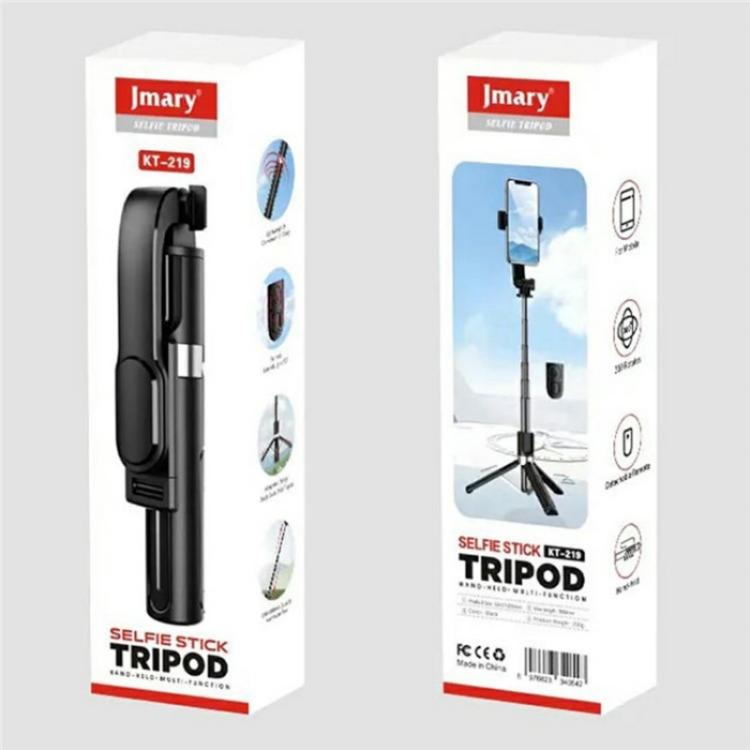 JMARY KT-219 Extendable Selfie Stick Tripod Stand With Remote Control - Selfie Sticks by Jmary | Online Shopping UK | buy2fix