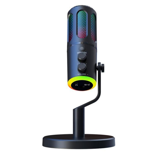 SU8 RGB Light Noise Reduction Desktop Microphone for Live Streaming / Recording / Gaming - Microphone by buy2fix | Online Shopping UK | buy2fix