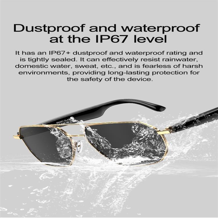 W100C Smart Glasses, Support AI Conversation / AI Intelligent Translation / Bluetooth Call(Black) - Smart Glasses by buy2fix | Online Shopping UK | buy2fix