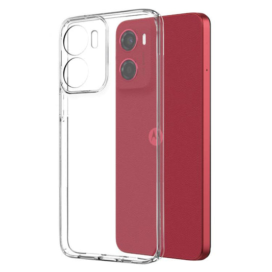 For Motorola Moto G05 / E15 NORTHJO 2 in 1 TPU Phone Case Screen Protector Tempered Glass Film(Clear) - Motorola Cases by NORTHJO | Online Shopping UK | buy2fix
