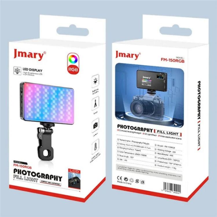 JMARY FM-150RGB For Smartphone Laptop Camera Portable LED RGB Photography Video Light - by Jmary | Online Shopping UK | buy2fix