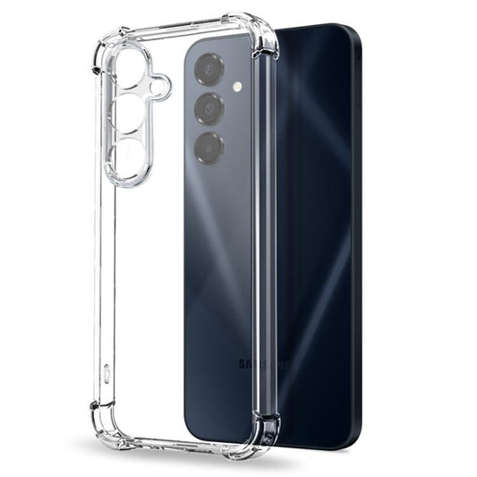 For Samsung Galaxy A16 4G / 5G NORTHJO 2 in 1 TPU Airbag Shockproof Phone Case with Screen Film(Clear) - Galaxy Phone Cases by NORTHJO | Online Shopping UK | buy2fix
