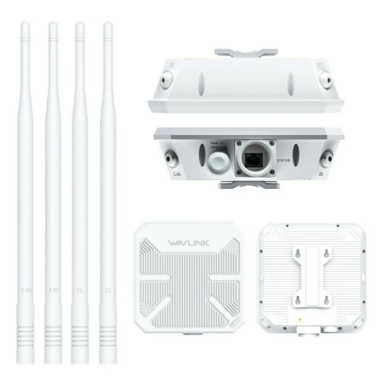 WAVLINK WN588HA2 AP Repeater WiFi Signal Booster AC1200 Dual Band WiFi Extender, Plug:AU Plug - Wireless Routers by WAVLINK | Online Shopping UK | buy2fix