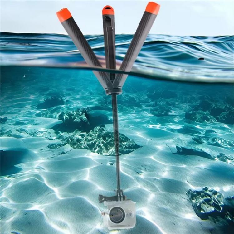 C063 Underwater Floating Selfie Stick Anti-Shake Tripod Snorkeling Pole For GoPro Action Camera - Portable Mini Tripod by buy2fix | Online Shopping UK | buy2fix