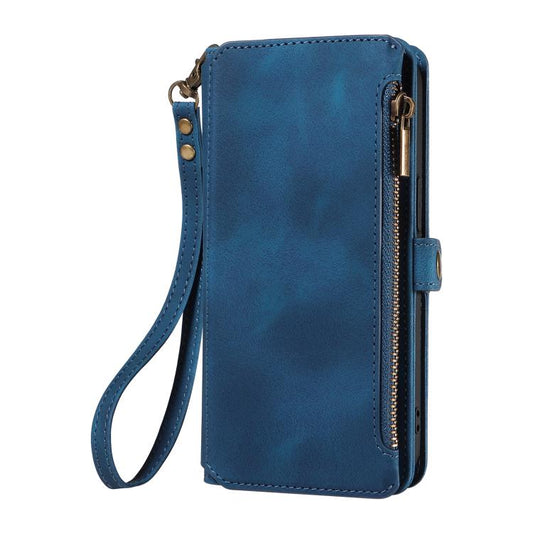 For iPhone 11 Pro Max Fantasy Multifunctional Zipper Wallet Leather Phone Case(blue) - iPhone 11 Pro Max Cases by buy2fix | Online Shopping UK | buy2fix