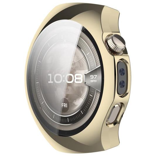 For Huawei Watch 5 46mm Electroplated TPU Full Coverage Watch Protective Case(Light Gold) - Watch Cases by buy2fix | Online Shopping UK | buy2fix