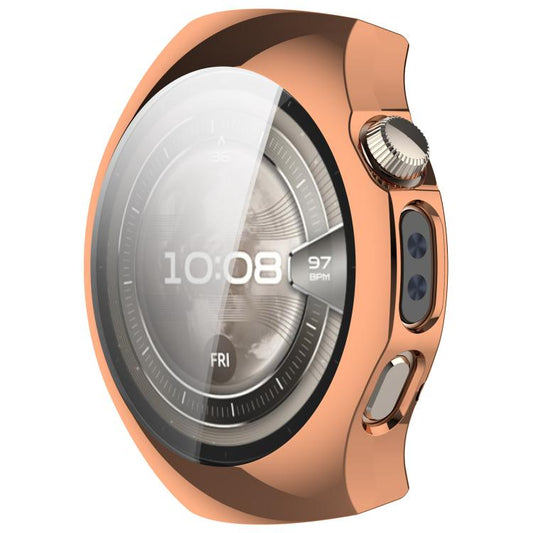 For Huawei Watch 5 46mm Electroplated TPU Full Coverage Watch Protective Case(Rose Gold) - Watch Cases by buy2fix | Online Shopping UK | buy2fix