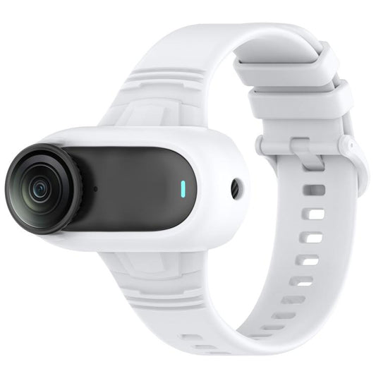 For Insta 360 Go 3 / Go 3S / Go 2 Solid Color Silicone Watch Band(White) - Case & Bags by buy2fix | Online Shopping UK | buy2fix