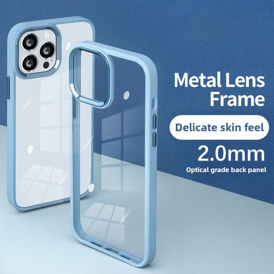 For iPhone 13 Kalebol Gold Shield PC Hybrid TPU Phone Case(Transparent) - iPhone 13 Cases by Kalebol | Online Shopping UK | buy2fix