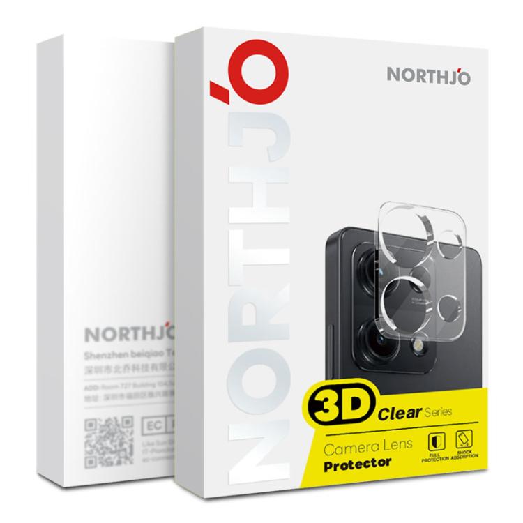 For Honor 400 Lite Global 2pcs NORTHJO Camera Lens Protector 3D HD Tempered Glass Film(Clear) - For Huawei by NORTHJO | Online Shopping UK | buy2fix