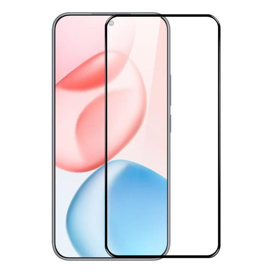 For Honor 400 Global 156.5mm NORTHJO A++ Screen Protector Full Glue Silk Printing Tempered Glass Film(Black) - Tempered Glass Film by NORTHJO | Online Shopping UK | buy2fix