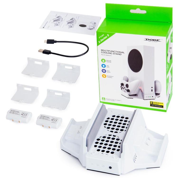 For Xbox Series S / X DOBE TYX-0663 Vertical Cooling Charging Stand Dual Controller Holder Base - Holder by DOBE | Online Shopping UK | buy2fix