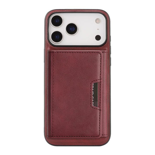 For iPhone 17 Pro Kalebol Strong Magnetic MagSafe Tri-Fold Wallet Leather Phone Case(Red) - iPhone 17 Pro Cases by Kalebol | Online Shopping UK | buy2fix