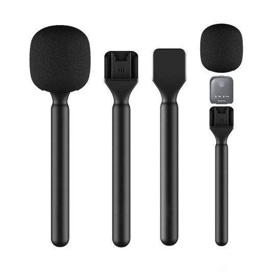XWJ70 Portable Wireless Microphone Boom Professional Interview Recording Microphone Handheld Stick(Black) - Microphone by buy2fix | Online Shopping UK | buy2fix