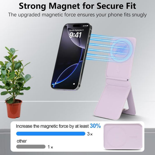Magnetic MagSafe Tripod Holder(Purple) - Desktop Holder by buy2fix | Online Shopping UK | buy2fix