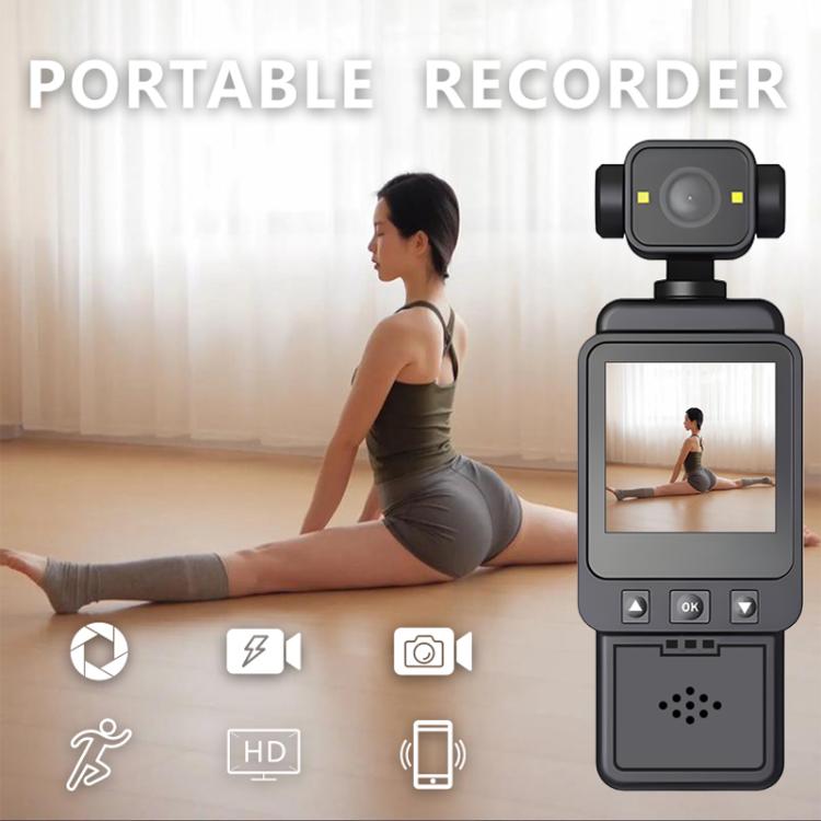 1080P Ultra-HD Clip Pocket Vlog Camera WiFi Portable Video Recorder Camera(Black) - Sports Camera by buy2fix | Online Shopping UK | buy2fix