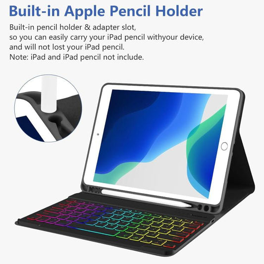 For iPad 2025 Magnetic Bluetooth Color Keyboard Case(Tender Green) - Universal by buy2fix | Online Shopping UK | buy2fix