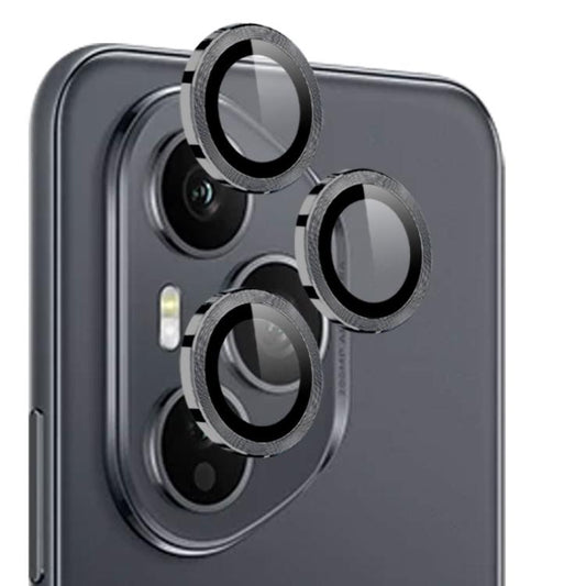 For Honor 400 Pro Global 160.8mm NORTHJO Camera Lens Protector CD Metal Ring Tempered Glass Film(Black) - Honor Tempered Glass by NORTHJO | Online Shopping UK | buy2fix