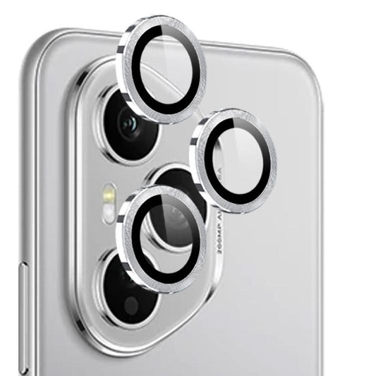 For Honor 400 Pro Global 160.8mm NORTHJO Camera Lens Protector CD Metal Ring Tempered Glass Film(Silver) - Honor Tempered Glass by NORTHJO | Online Shopping UK | buy2fix