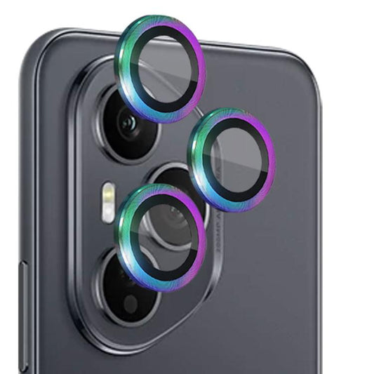 For Honor 400 Pro Global 160.8mm NORTHJO Camera Lens Protector CD Metal Ring Tempered Glass Film(Colorful) - Honor Tempered Glass by NORTHJO | Online Shopping UK | buy2fix