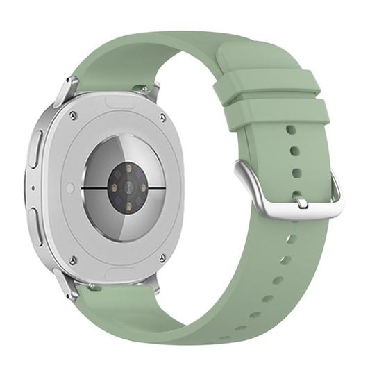 For Samsung Galaxy Watch8 / Watch8 Classic Round Tail Silicone Watch Band(Ice Green) - Watch Bands by buy2fix | Online Shopping UK | buy2fix