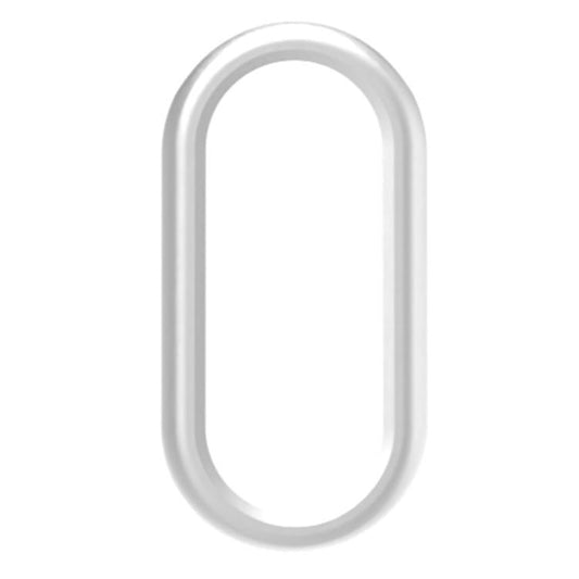 For Xiaomi Smart Band 10 / 10 NFC Half Coverage Hollow PC Watch Protective Cover(Silver) - Watch Cases by buy2fix | Online Shopping UK | buy2fix