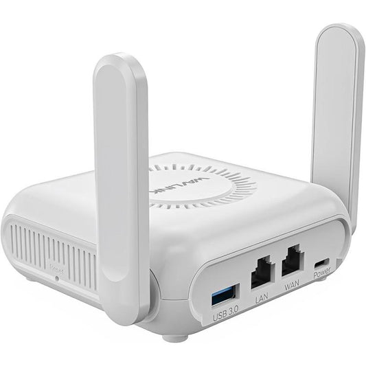 WAVLINK WNT100X3 AX3000 160MHz MU-MIMO OFDMA VPN Dual Band WiFi 6 Travel Router, Color:AU Plug - Wireless Routers by WAVLINK | Online Shopping UK | buy2fix